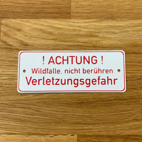 Hinweisschild Achtung Falle -  1j1tmy-v4.myshopify.com