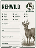 Wildbretetikett Rehwild - reviertech.de